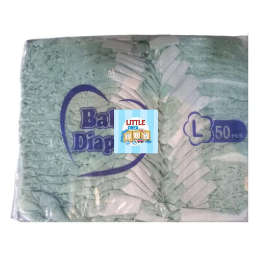 BABY DIAPER LARGE SIZE 9/14 KG 50 PIECES PACK