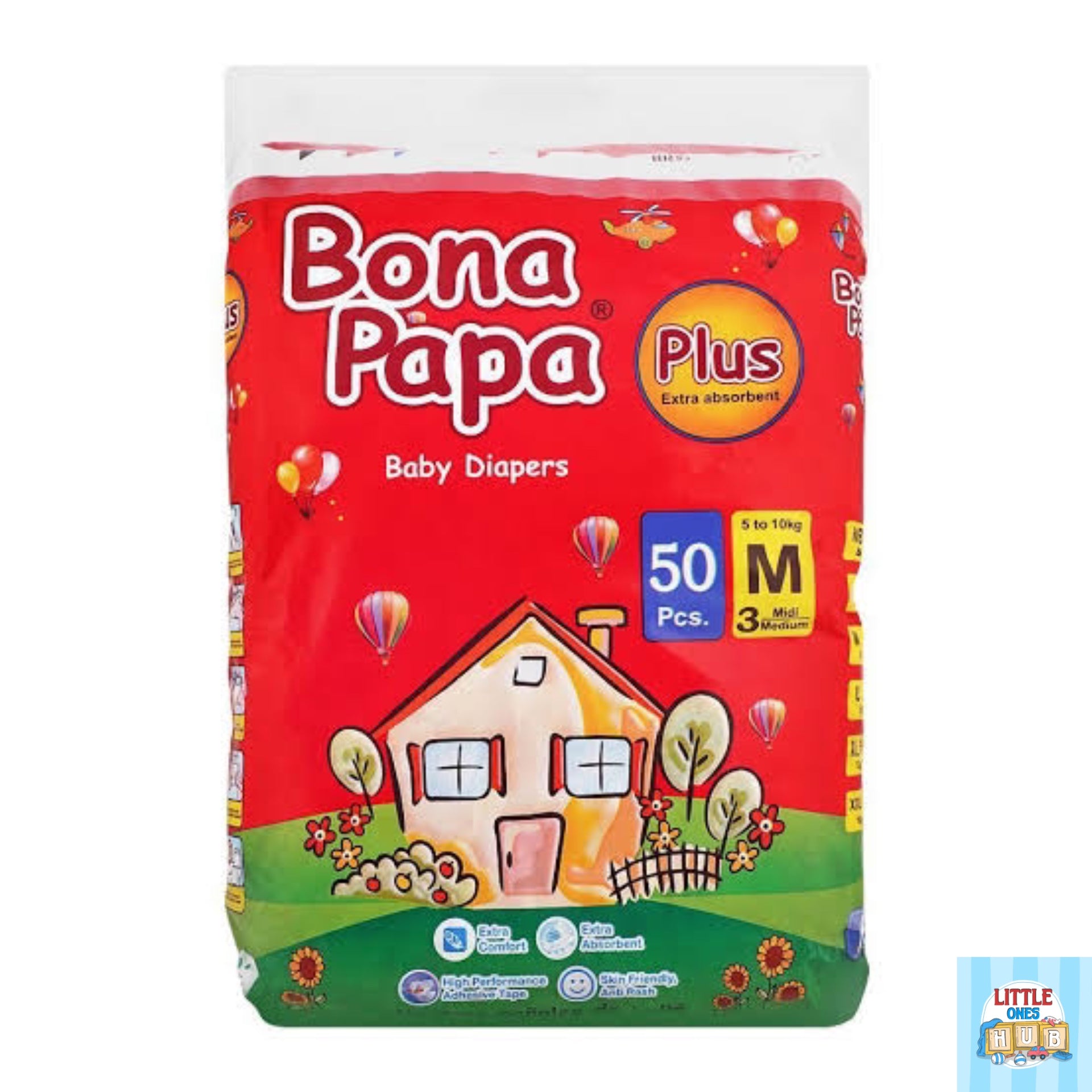 Bona papa medium 5/10 kg pack of 50