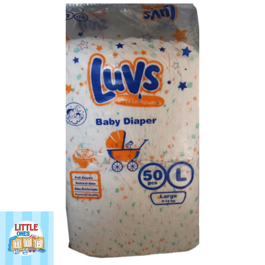 LUVS BABY DIAPER LARGE SIZE COTTON SHEET DIAPER 9/14 KG