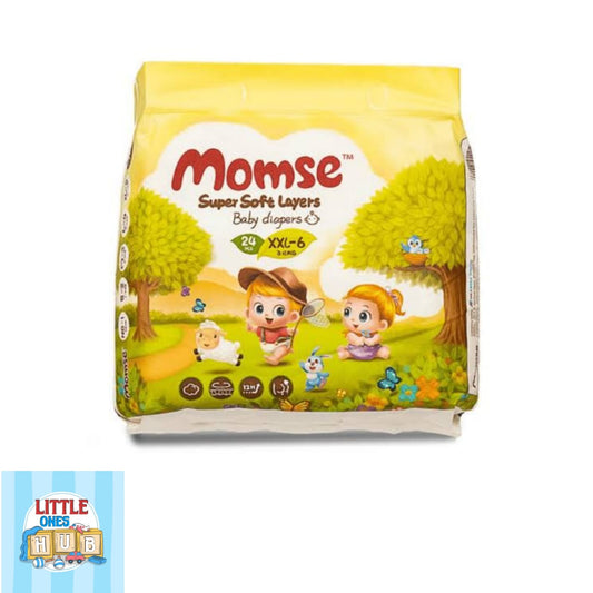 MOMSE BABY DIAPER XXL SIZE 24 PIECES OF PACK