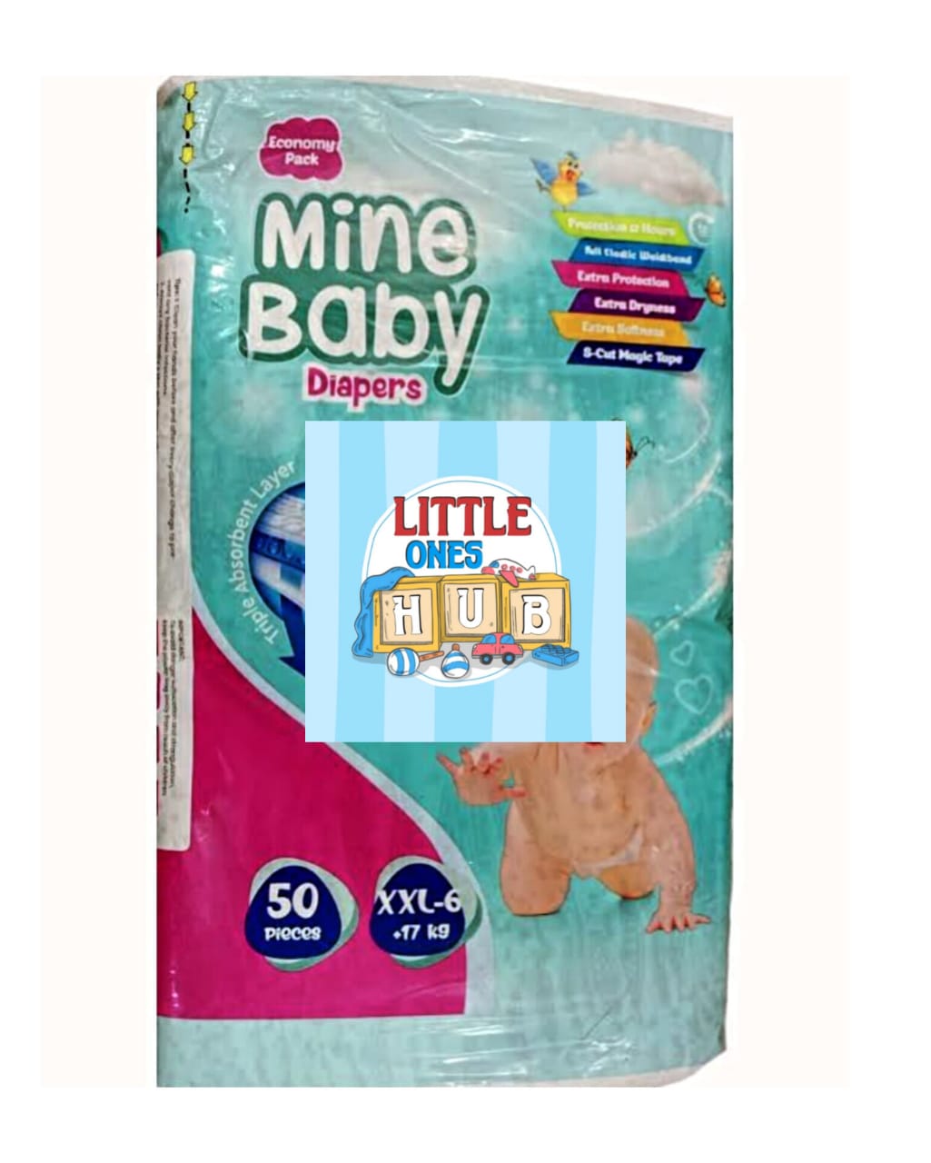 mine babay xxl-6 17 plus kg pack of 50