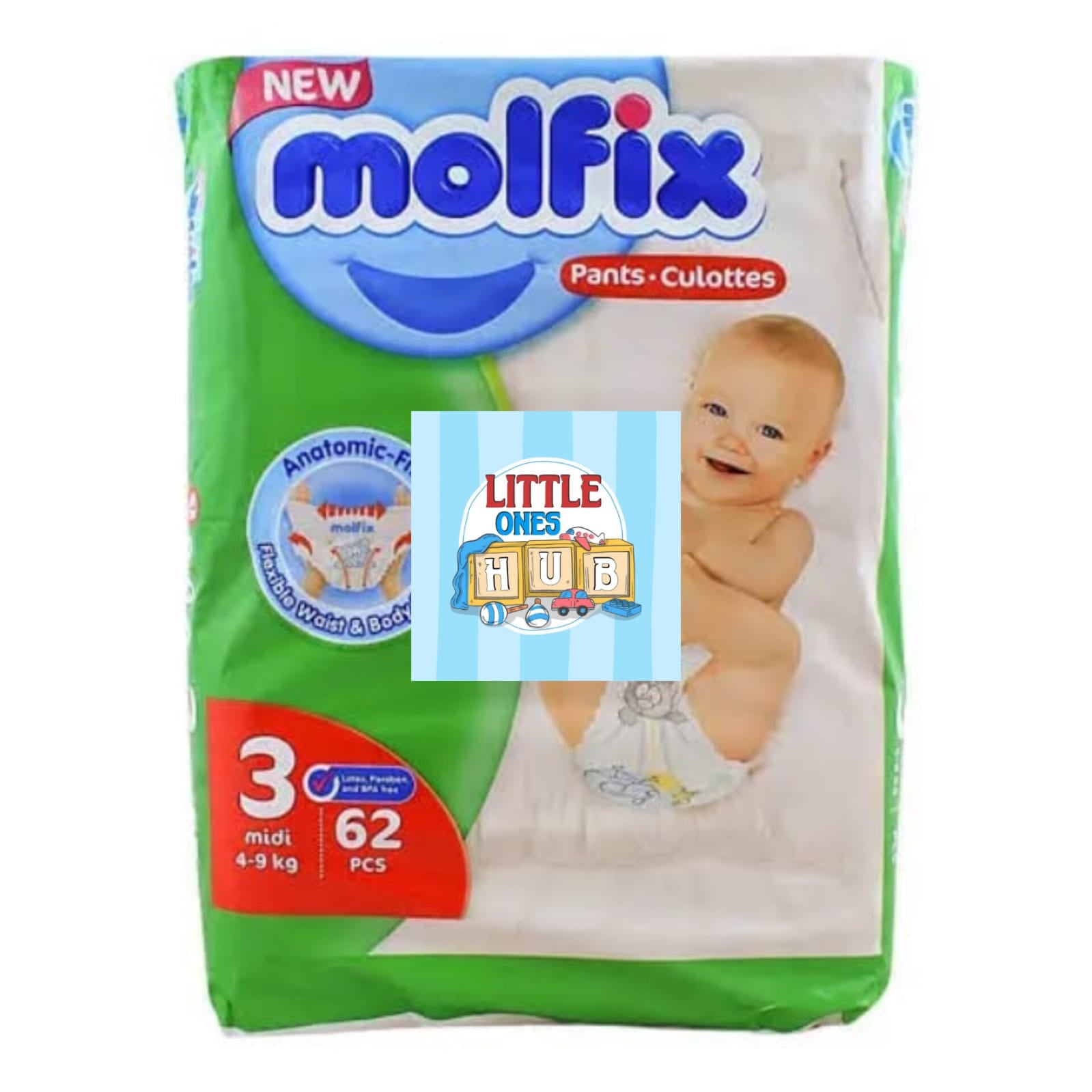 molfix medium 6/9kg pack of 62