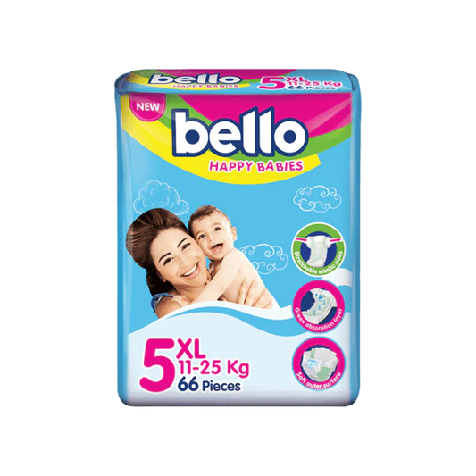 BELLO DIAPER XL SIZE 66 PIECES OF PACK COTTON SHEET DIAPER