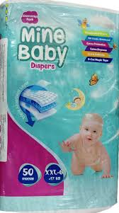 Mine Baby Diaper XXL Size 50 pieces