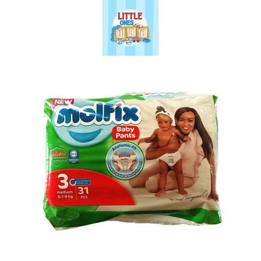 MOFLIX PANTS MEDIUM SIZE 50 PIECES OF PACK (transperant Packet)